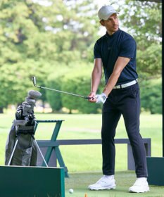 ZERO HALLIBURTON 【吸水速乾・UVカット】 カモフラージュ柄 ジャガード モックネックTシャツ 85127