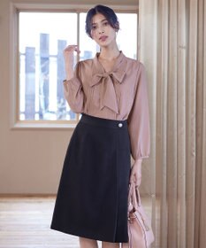 Tiaclasse 【新色追加・洗える】リボンタイブラウス