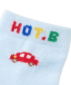 MIKI HOUSE HOT BISCUITS 【7-8cm】 ワンポイント ベビーソックス