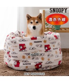 PET PARADISE スヌーピー  寝袋 筒型《うたたね柄》 L  中型犬