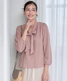 Tiaclasse 【新色追加・洗える】リボンタイブラウス