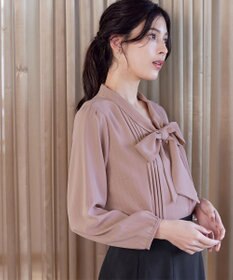 Tiaclasse 【新色追加・洗える】リボンタイブラウス