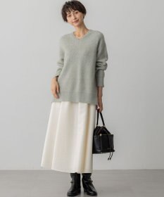 23区 モヘヤミックススパングル Vネック ニット