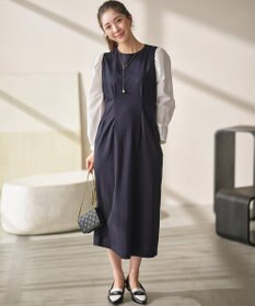 組曲 シャツスリーブポンチ ワンピース