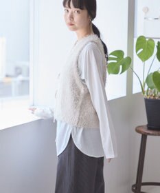 AMERICAN HOLIC リボンシャギーベスト