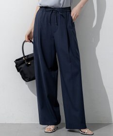 23区 【先行予約】ナチュラルスラブストレッチ ワイドパンツ