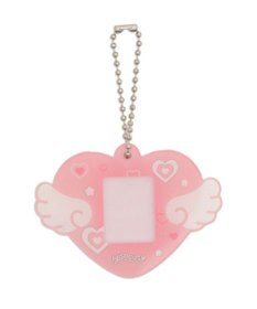 WEGO 【痛バ＆推し活グッズ】ハートエンジェルIDフォトケースキーホルダー