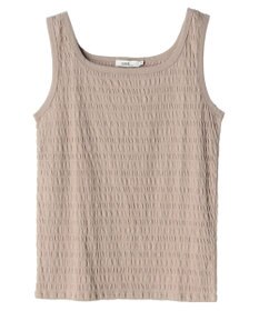 earth music&ecology シャーリングタンクトップ