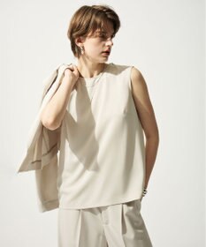 uncrave クールタッチツイル スリットブラウス