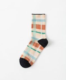 TRICOTE チェックリンクソックス