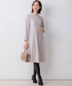 組曲 【WEB限定】ウールジョーゼット フレアワンピース