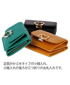 tsumori chisato CARRY ネコおこし 3つ折り財布 ミニ財布