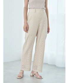 earth music&ecology フラワーレースパンツ