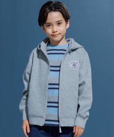 J.PRESS KIDS 【140-170cm】ダンボールニット ロゴ パーカー