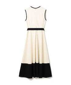 GRACE CONTINENTAL 配色ポンチフレアワンピース