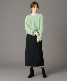 ANY カーリーファンシーニット