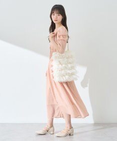 earth music&ecology ドットドビーシアー羽織ワンピース