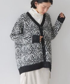 AMERICAN HOLIC アニマル柄Ｖネックニットカーディガン