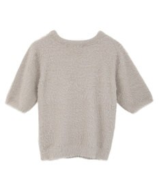 AMERICAN HOLIC フェザー半袖ニットプルオーバー