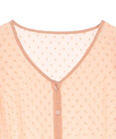 earth music&ecology ドットドビーシアー羽織ワンピース