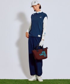 PW CIRCULUS 【ストレッチ素材】【WOMEN】セミワイド イージーパンツ ゴルフウェア レディース