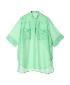 AMERICAN HOLIC シアーバックフレアＷポケットシャツチュニック