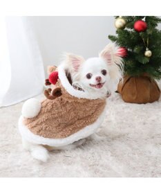 PET PARADISE ペットパラダイス クリスマストナカイ ポンチョ 小型犬