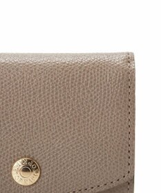 TOPKAPI 【TOPKAPI】角シボ型押し・ラウンドフラップ  三つ折り 財布 COLORATO コロラート