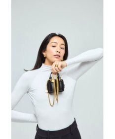 style code 【VerdeVari/ヴェルデヴァリ】コインパーツ付チェーンショルダーベルト