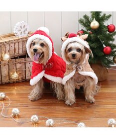 PET PARADISE ペットパラダイス クリスマストナカイ ポンチョ 小型犬