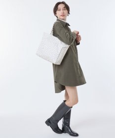 LeSportsac ML 2 WAY TOTE        /2ウェイサンダー/アイボリードッツ