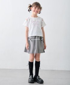 ANY KIDS 【洗濯機可能】プリーツ ミニスカパン