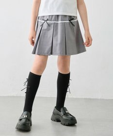 ANY KIDS 【洗濯機可能】プリーツ ミニスカパン