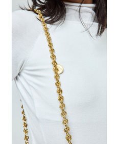 style code 【VerdeVari/ヴェルデヴァリ】コインパーツ付チェーンショルダーベルト