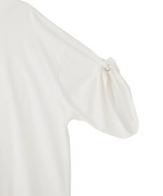 YECCA VECCA ドロストスリーブヘムレースTee