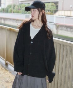 WEGO 【ユニセックス着用ITEM/MLサイズ展開】クロップドカーディガン