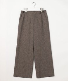 J.PRESS LADIES リネンバイオシャンブレー ワイド パンツ