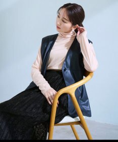 ICB フェイクレザー ベスト