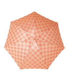 槇田商店 ノルディック ドットコラージュ ピンク 折りたたみ傘