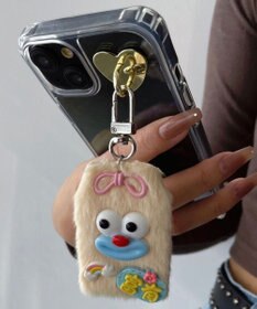 WEGO ミニラッキーチャームモンスターぬいぐるみキーホルダー