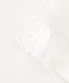 ANY KIDS 【日本製】レース花柄ラメショートソックス