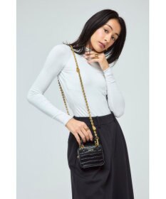 style code 【VerdeVari/ヴェルデヴァリ】コインパーツ付チェーンショルダーベルト