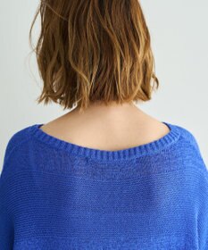 YECCA VECCA テープヤーンルーズニットプルオーバー