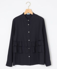 組曲 【WEB限定カラーあり】リヨセルシャーティング ティアードブラウス