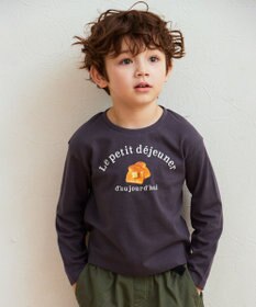 ANY KIDS アートモチーフ 長袖 Tシャツ