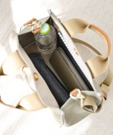 Hekhèr Le Style de Vie 新色追加【日本製 / 2WAY】PUコートコットンキャンバス トートバッグ medium