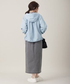 ANY SIS 【撥水・UVカット・花粉ガード】2WAYラグランフーディ ブルゾン