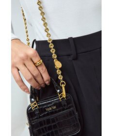 style code 【VerdeVari/ヴェルデヴァリ】コインパーツ付チェーンショルダーベルト