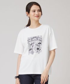 自由区 【洗える】グラフィック Tシャツ