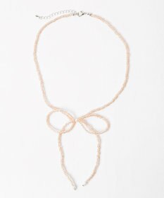 WEGO LビーズBIGリボンネックレス